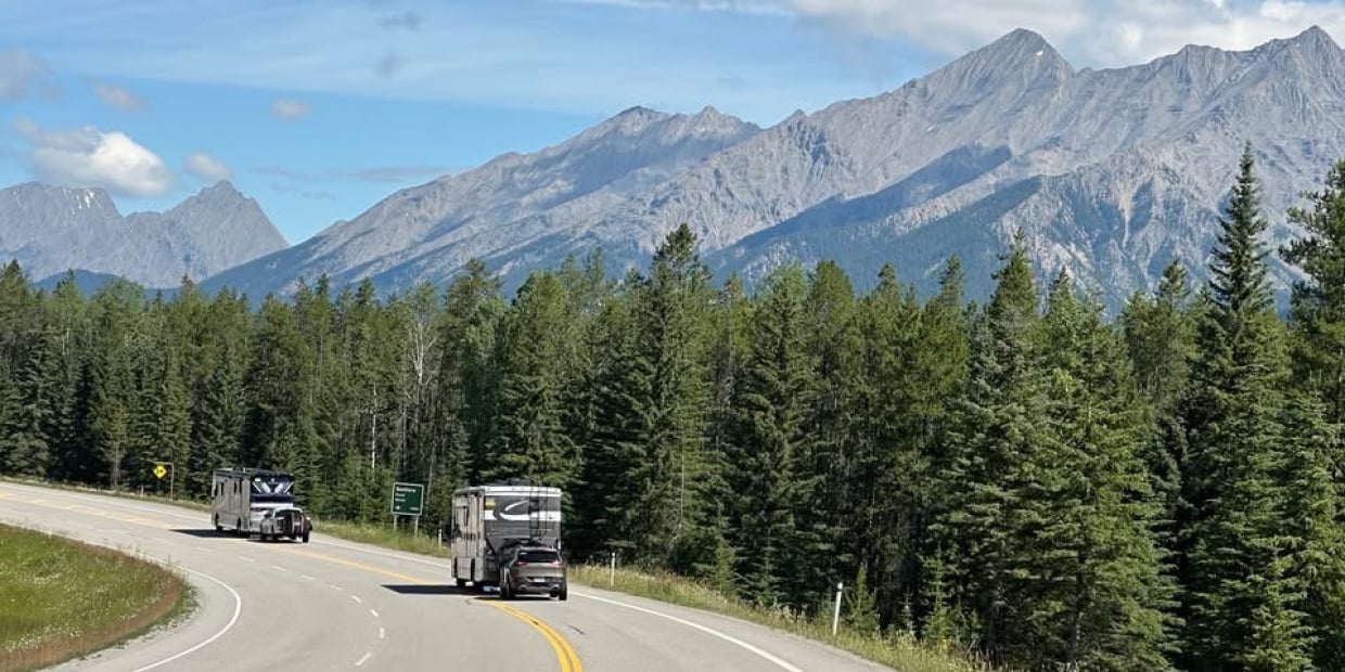 Canadian mountain route